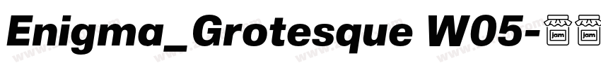 Enigma_Grotesque W05字体转换 Enigma_Grotesque W05字体转换